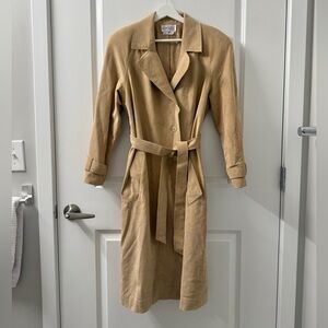 Vintage Ultrasuede Count Romi Trench Coat